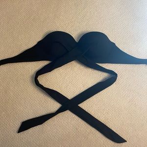 PINK Bandeau swimsuit top size medium used in black.